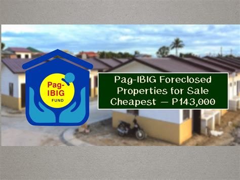 how to look for foreclosed pag ibig.